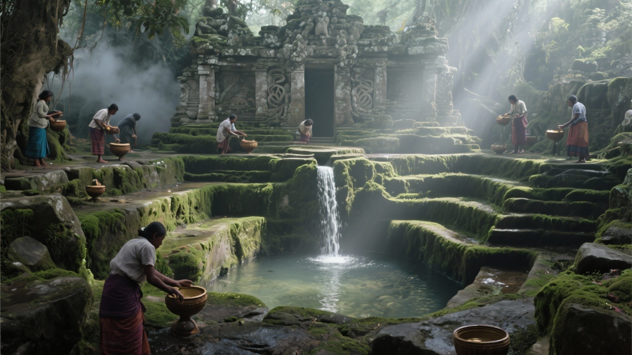 An ancient water temple
