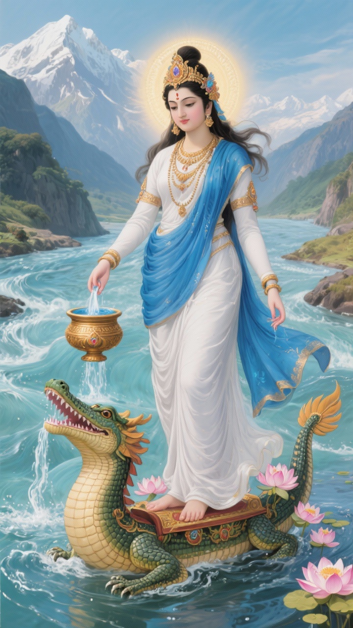 Ganga, goddess of the sacred Ganges