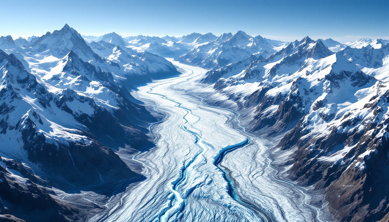 A Himalayan glacier, Earth's water tower